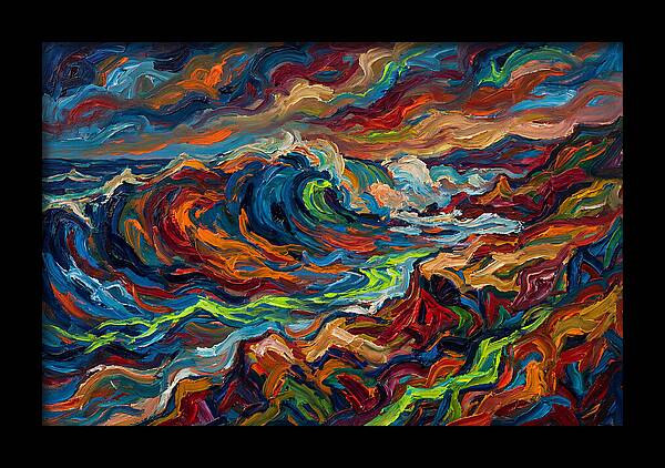 Vibrant Ocean Waves
