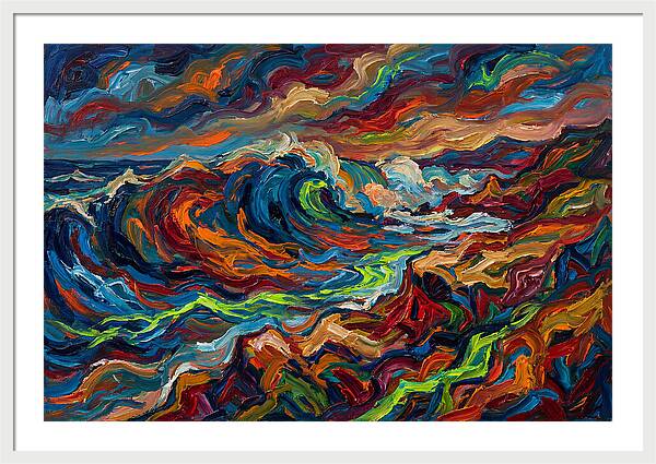 Vibrant Ocean Waves