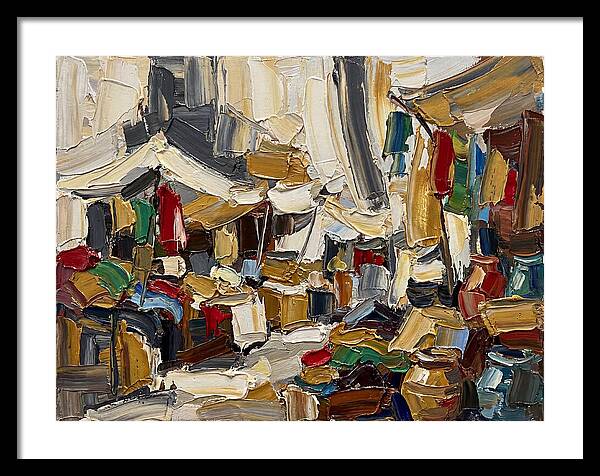 Vibrant Outdoor Market Scene
