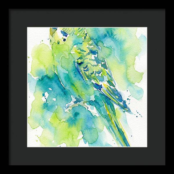 Vibrant Parakeet Watercolor