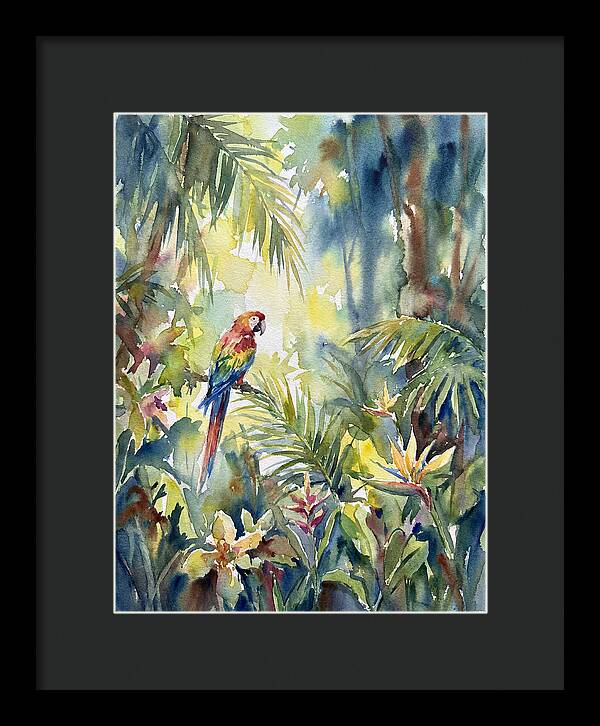 Vibrant Parrot Among Lush Foliage