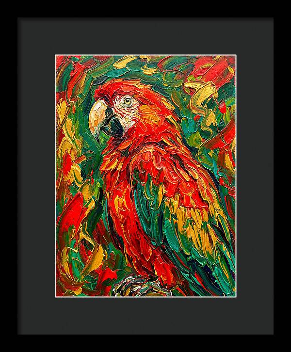 Vibrant Parrot Portrait