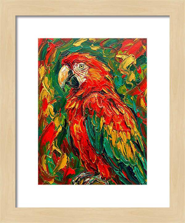 Vibrant Parrot Portrait