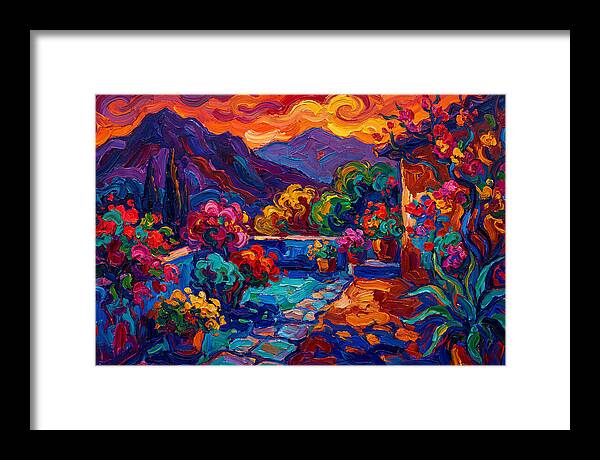 Vibrant Patio Landscape