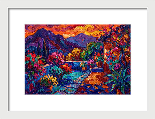 Vibrant Patio Landscape