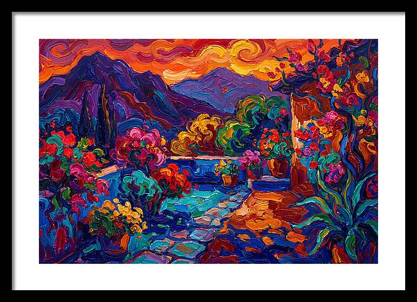 Vibrant Patio Landscape