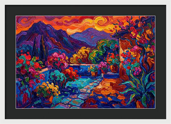 Vibrant Patio Landscape