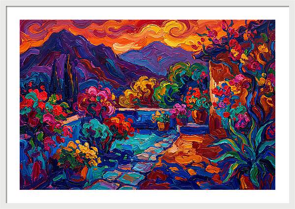 Vibrant Patio Landscape