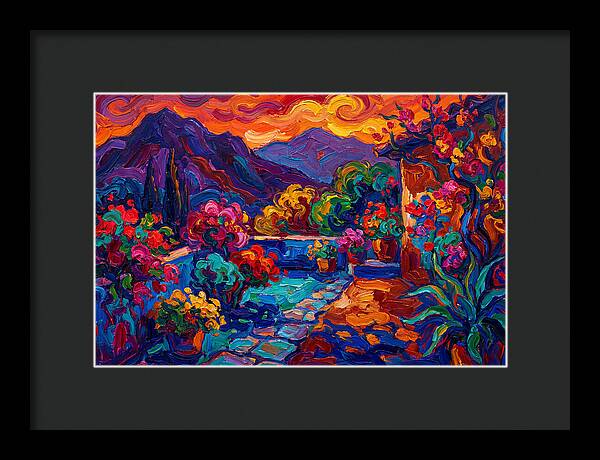 Vibrant Patio Landscape