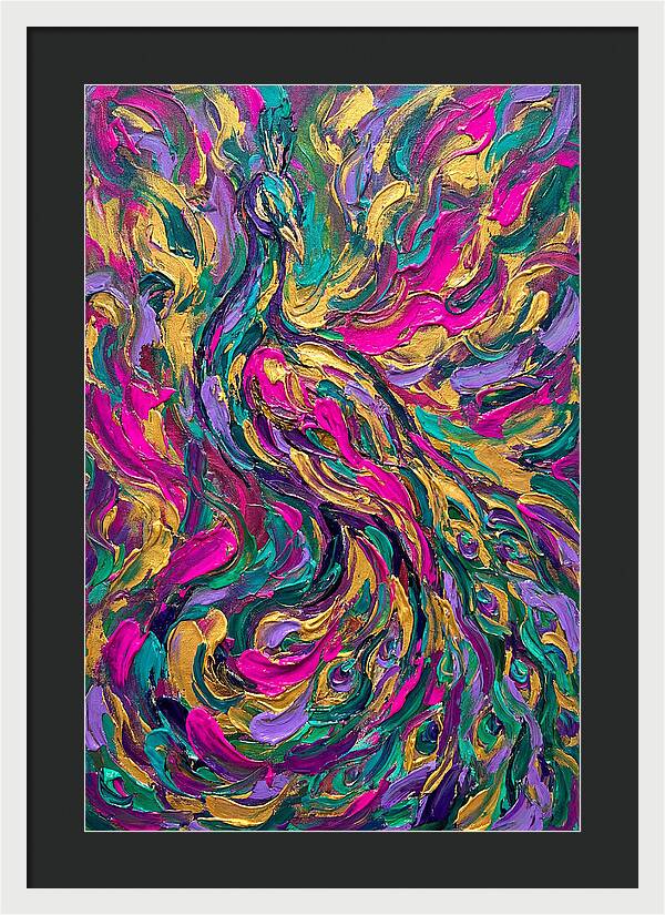 Vibrant Peacock Dance