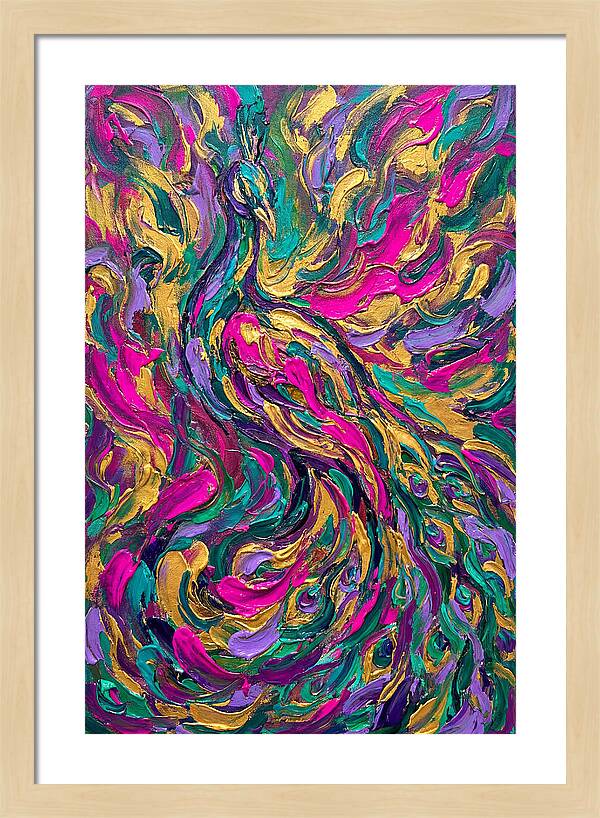 Vibrant Peacock Dance