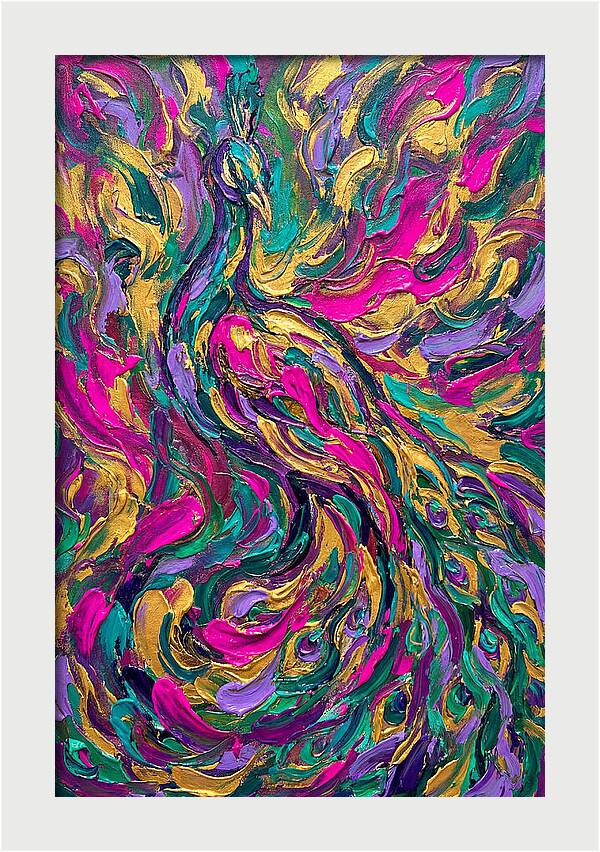 Vibrant Peacock Dance
