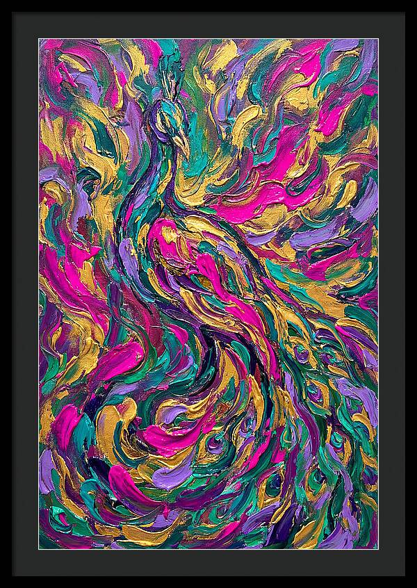Vibrant Peacock Dance