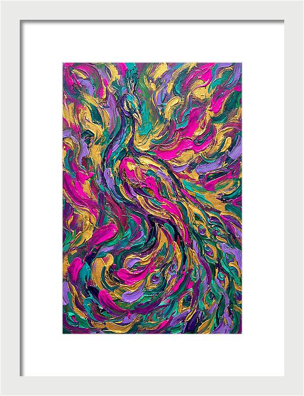 Vibrant Peacock Dance