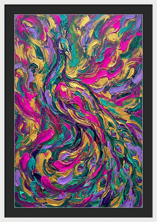 Vibrant Peacock Dance