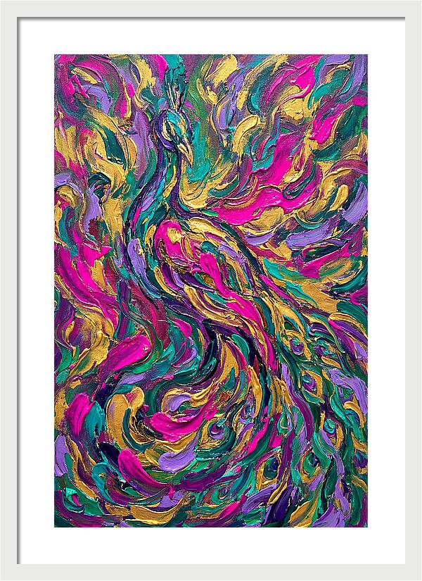 Vibrant Peacock Dance