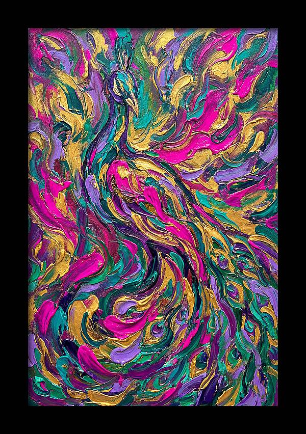 Vibrant Peacock Dance