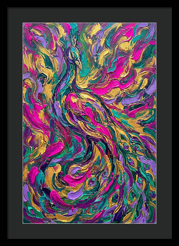 Vibrant Peacock Dance