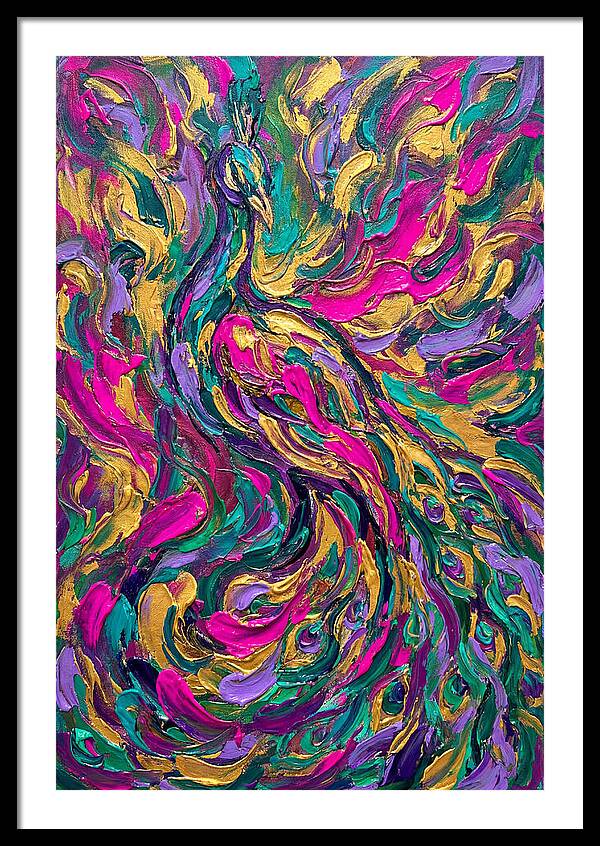 Vibrant Peacock Dance