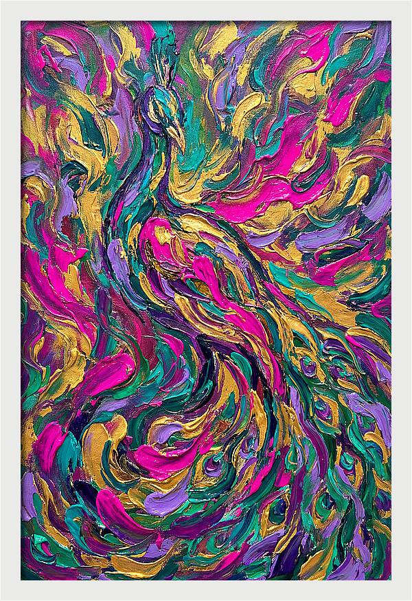 Vibrant Peacock Dance