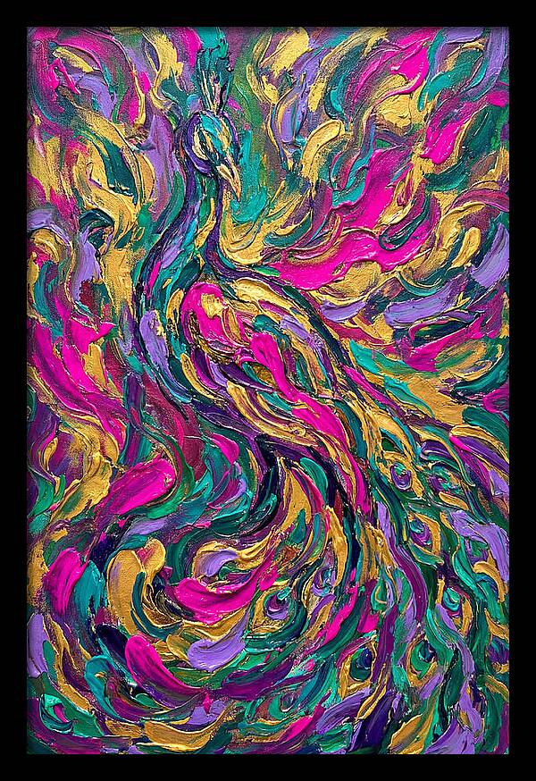 Vibrant Peacock Dance