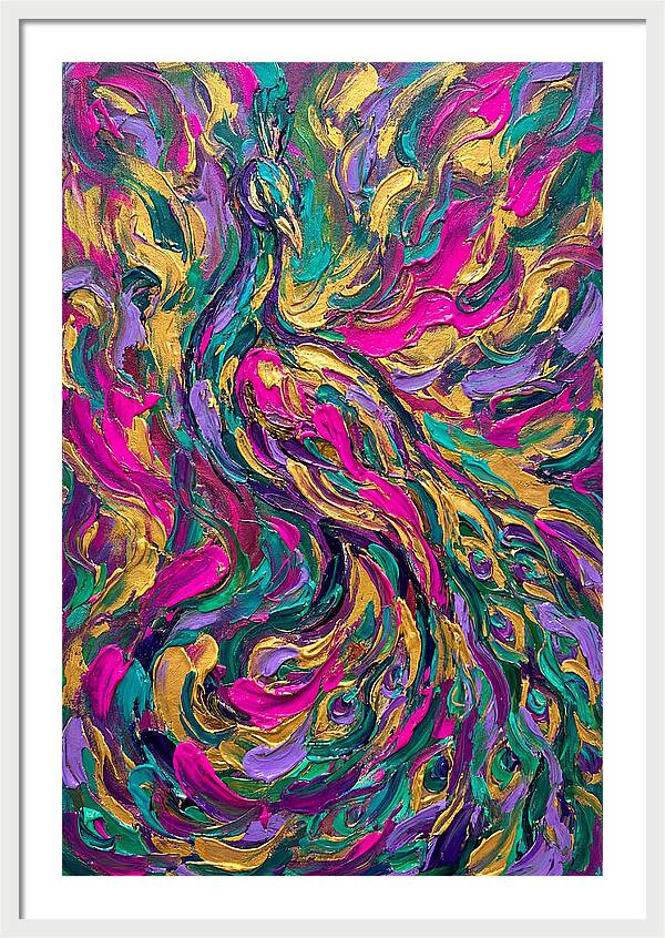 Vibrant Peacock Dance
