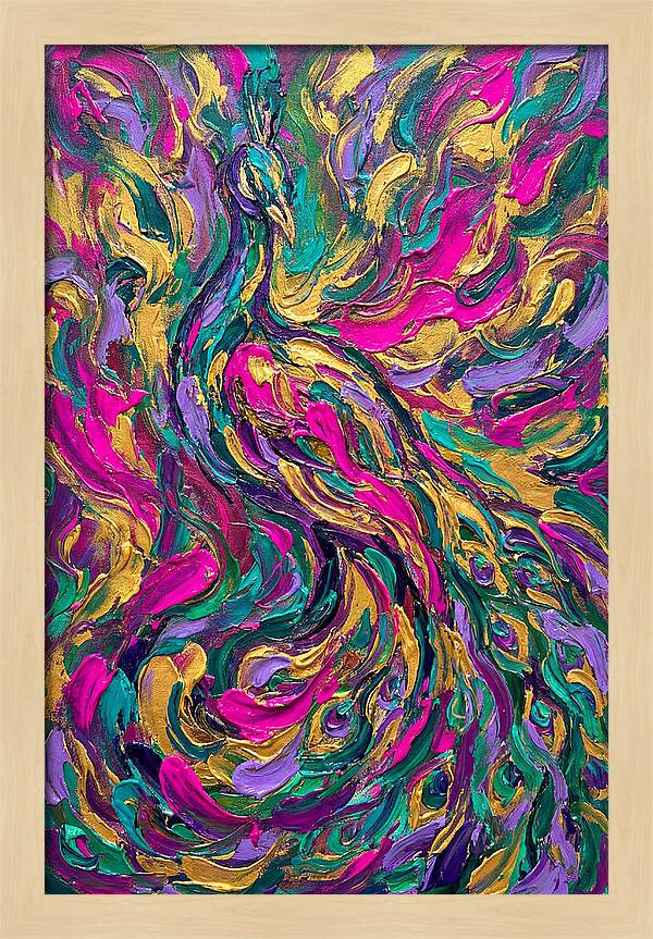 Vibrant Peacock Dance
