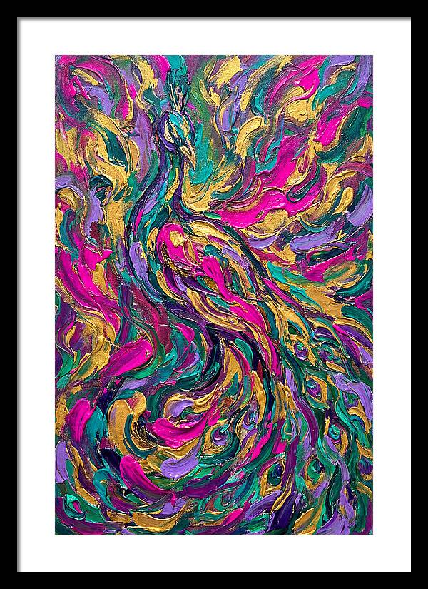 Vibrant Peacock Dance