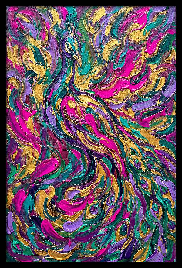 Vibrant Peacock Dance