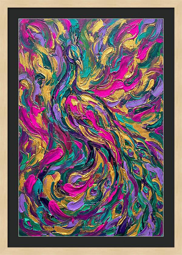 Vibrant Peacock Dance