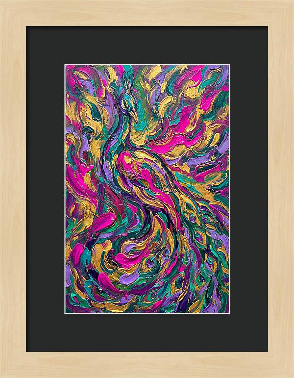 Vibrant Peacock Dance