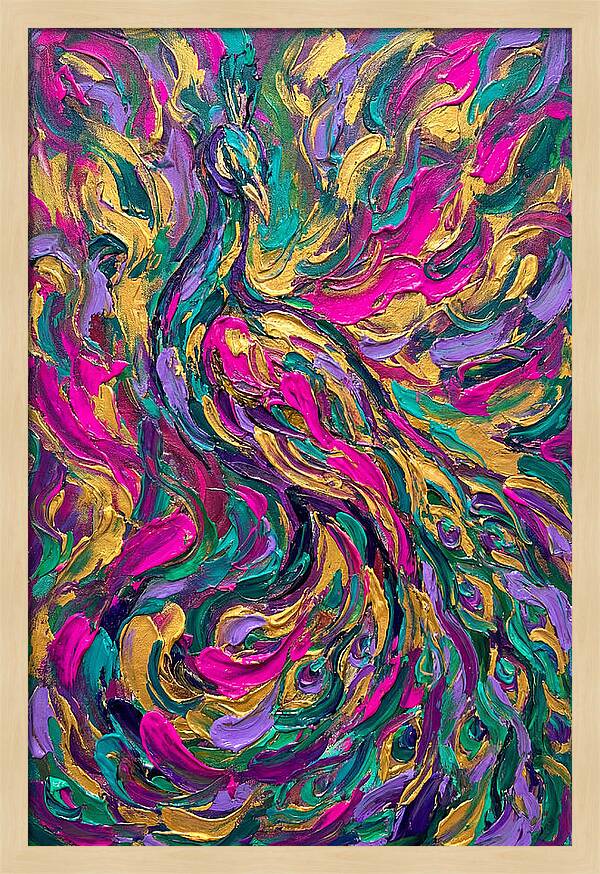 Vibrant Peacock Dance