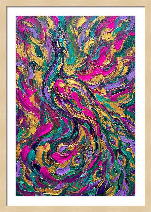 Vibrant Peacock Dance