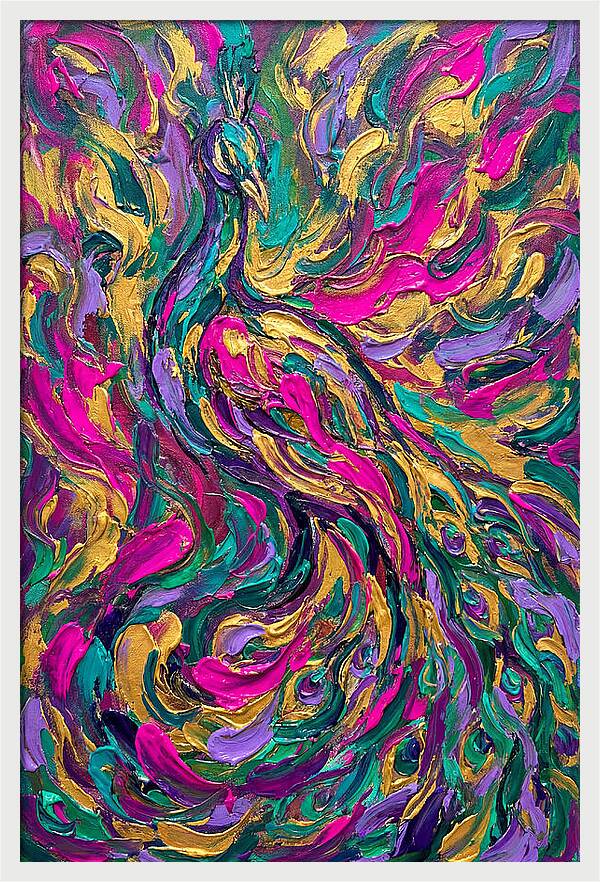 Vibrant Peacock Dance