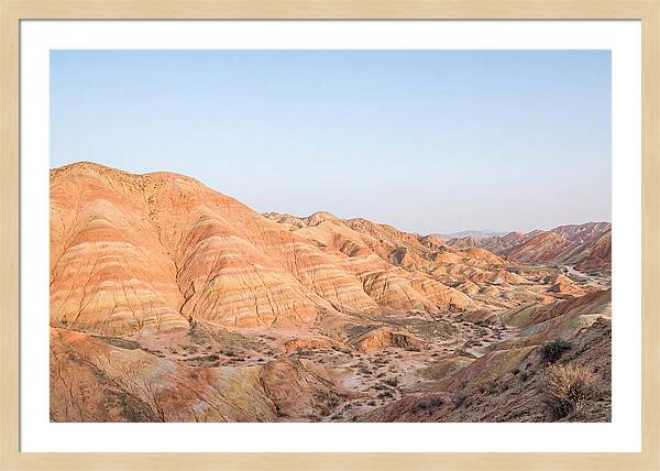 Vibrant Peaks Of Zhangye Danxia