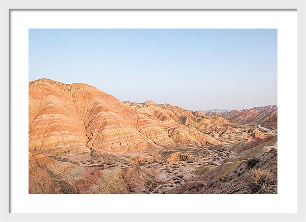 Vibrant Peaks Of Zhangye Danxia