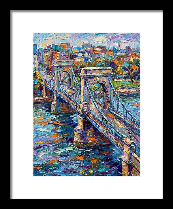 Vibrant Pedestrian Bridge Scene