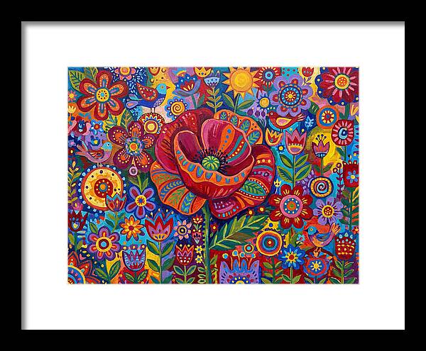 Vibrant Poppy Garden