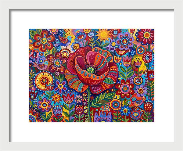 Vibrant Poppy Garden