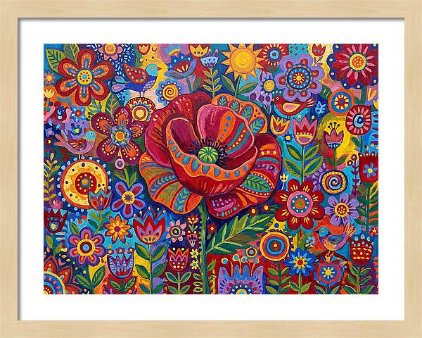 Vibrant Poppy Garden
