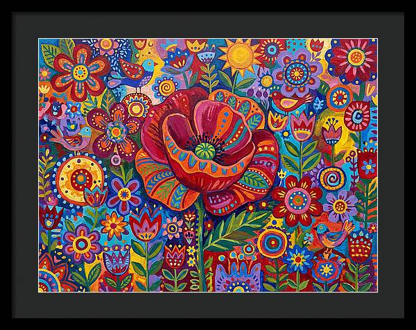 Vibrant Poppy Garden