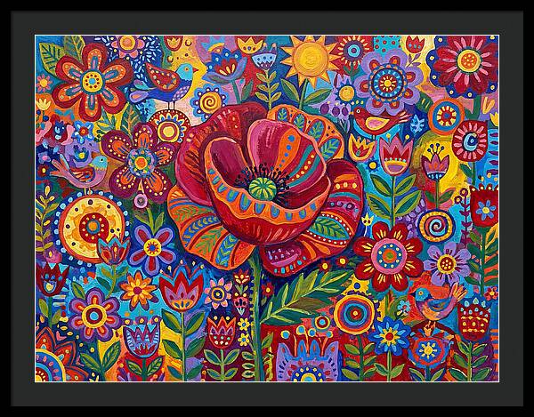Vibrant Poppy Garden