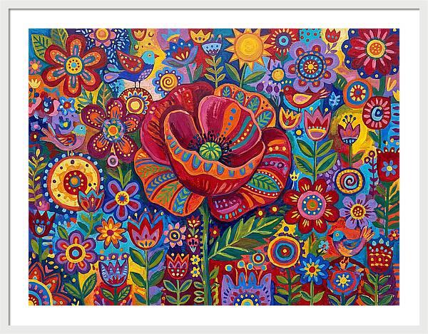 Vibrant Poppy Garden