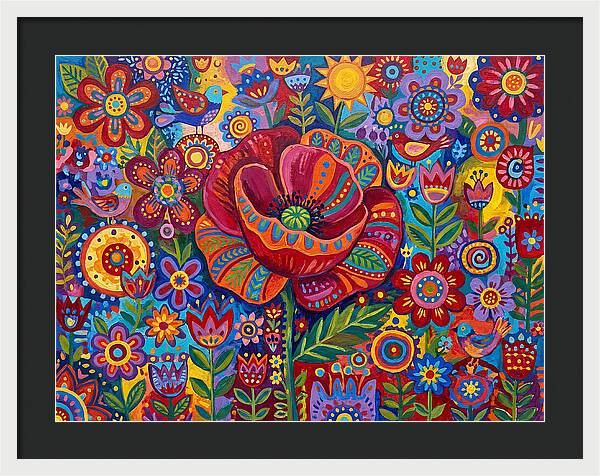 Vibrant Poppy Garden