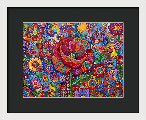 Vibrant Poppy Garden