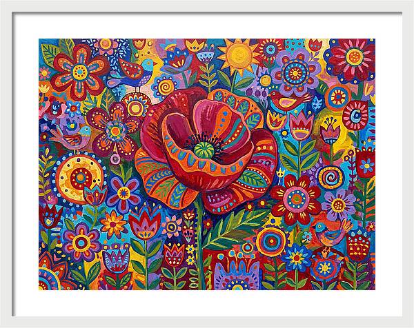 Vibrant Poppy Garden