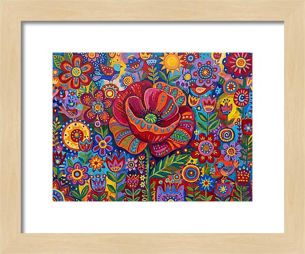 Vibrant Poppy Garden