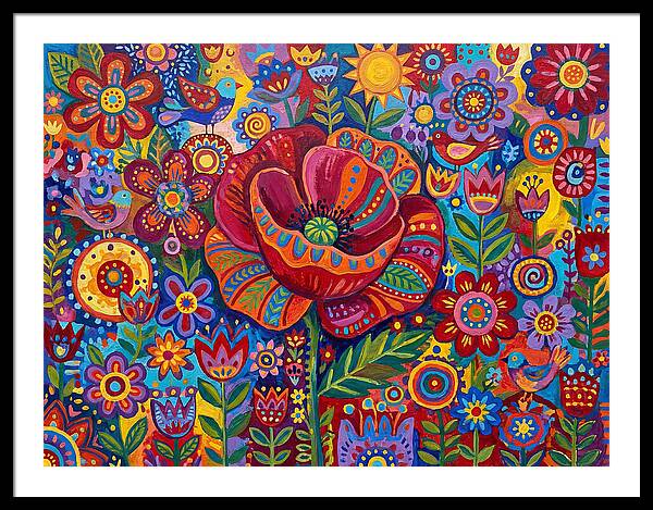 Vibrant Poppy Garden