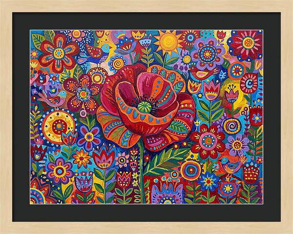 Vibrant Poppy Garden