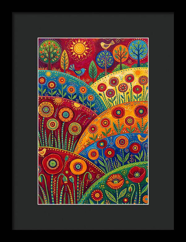 Vibrant Poppy Landscape